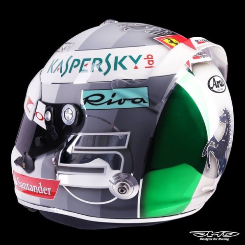 welcometof1:Sebastian Vettel’s 2018 Italian Grand Prix helmet...