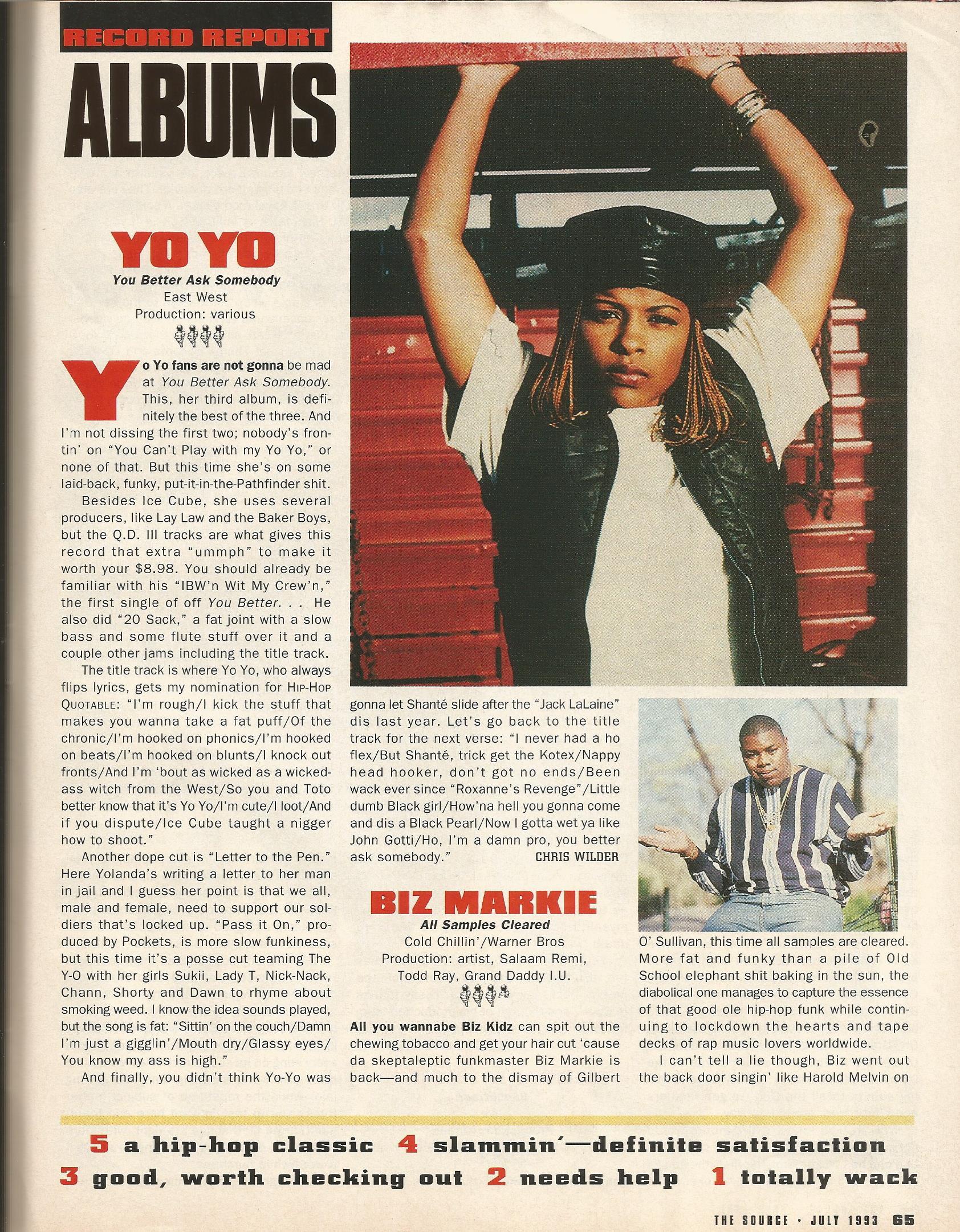 HipHop-TheGoldenEra: Record Report - The Source July 1993