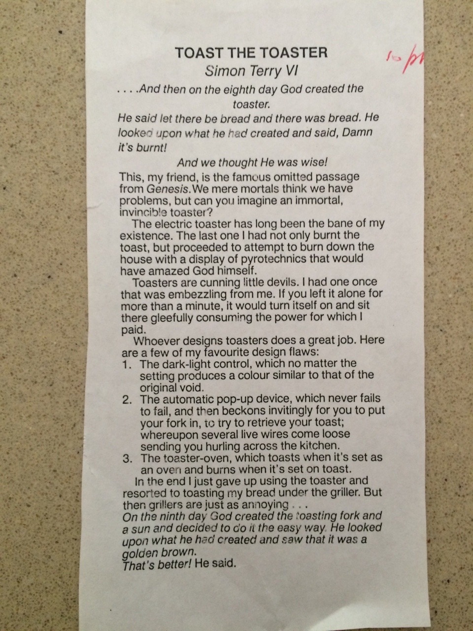 Should The Government Provide Health Care Essay This Light Hearted Essay From My School Days Resurfaced Today This Essay Reads Many Of Essay On Importance Of English Language also George Washington Essay Paper Simon Terry This Light Hearted Essay From My School Days Private High School Admission Essay Examples