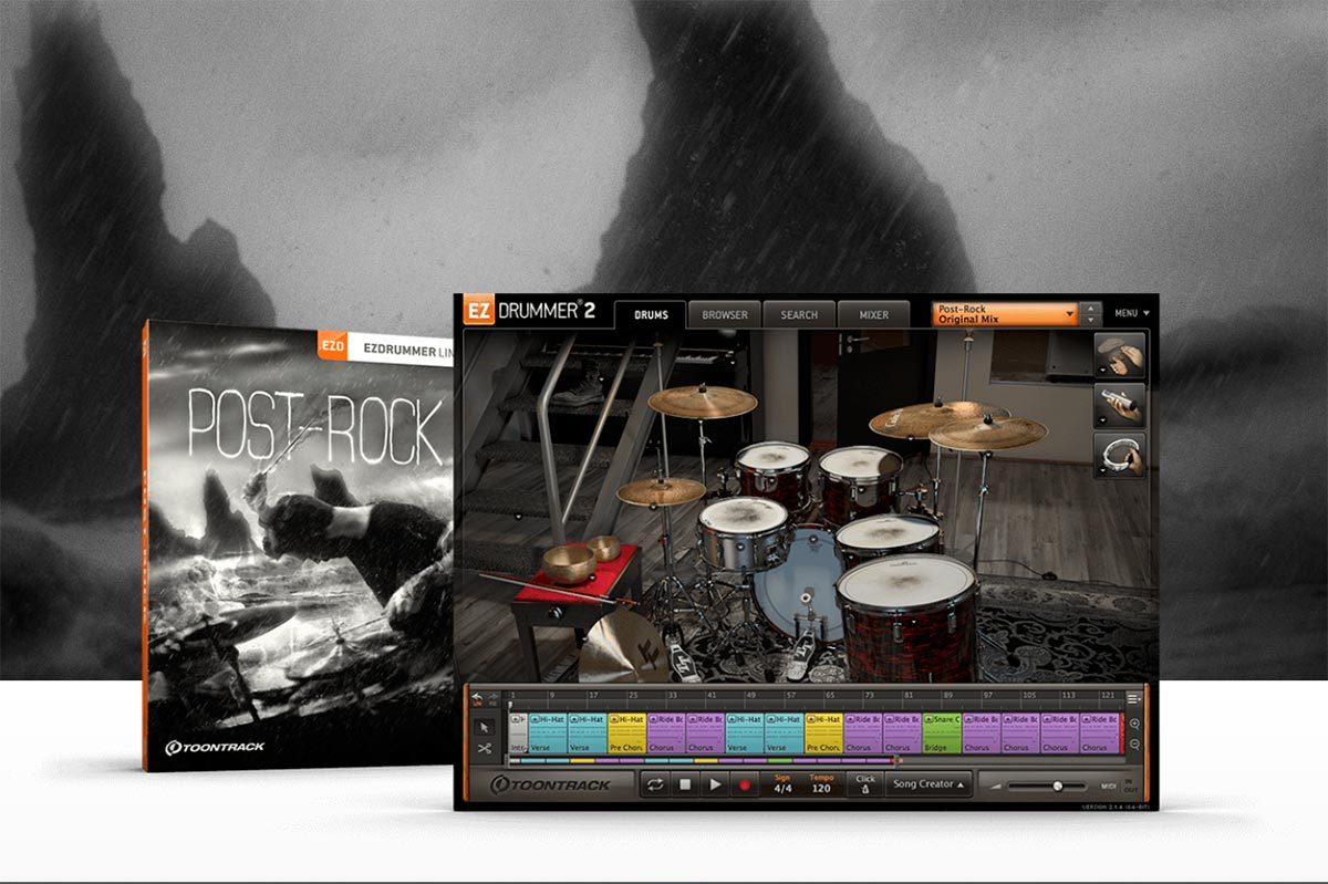 Toontrack Post Rock EZX for Superior Drummer Toontrack Post Rock EZX for Superior Drummer