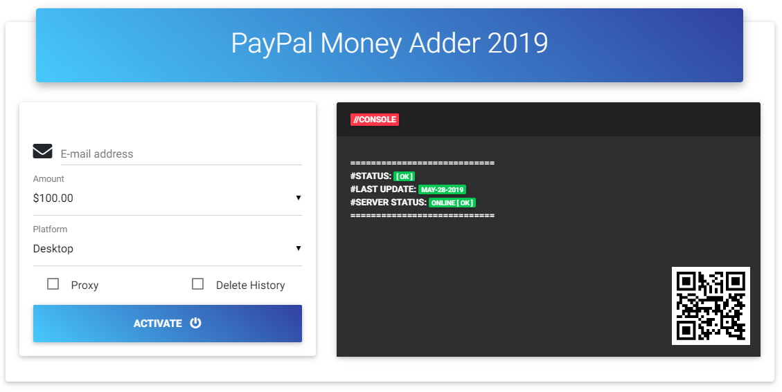 paypal generator 2019 no human verification no download