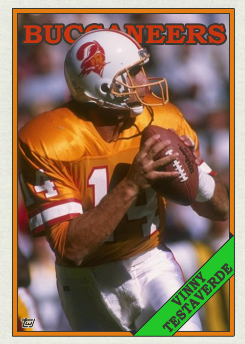 : 1989 Topps # 327 Vinny Testaverde Tampa Bay Buccaneers