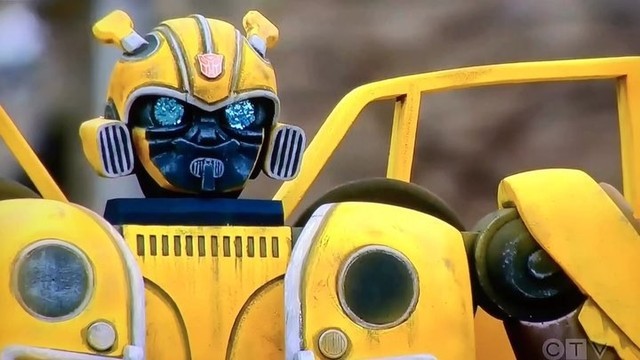 bumblebee car transform inside oops meme