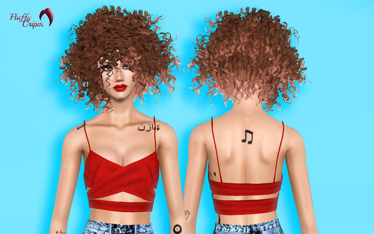 Sims 4 fluffy hair
