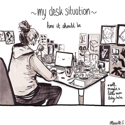 mariette-g:Desk situation.Fellow cats owners, how true is...