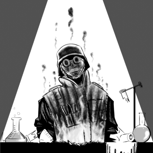 theillustratingman:Thermite working out the kinks on his...