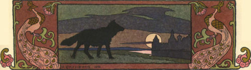 russianfolklore:Wolves by Ivan Bilibin.