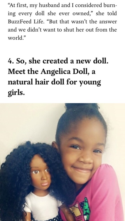 alwaysbewoke:Kickstarter: The Angelica Doll: A Natural Hair...