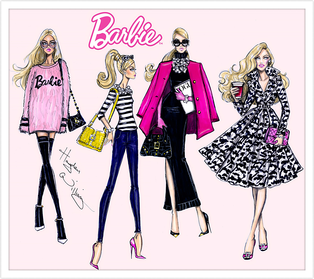 barbie fashion illustration