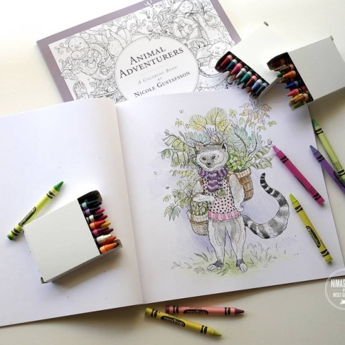 Animal Adventurer coloring book is now available in my shop! 32...