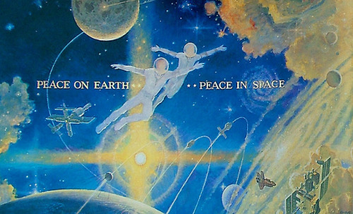 electripipedream:Robert McCall, Peace On Earth/Peace In Space,...