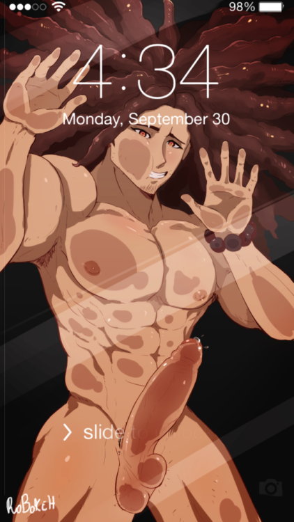 robokeh:Hagakure lockscreen! commission for @neko-itoi thanks...