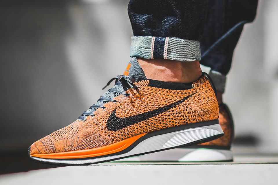 orange flyknit racer