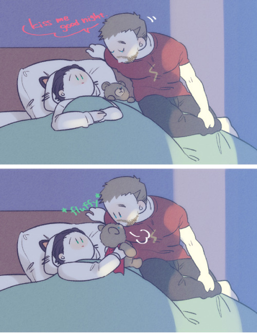 kmmrjam:Good-night kissPatreon / Twitter / Instagram