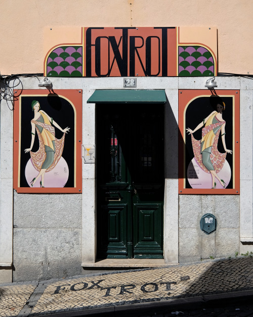 scavengedluxury:Foxtrot bar. Lisbon, March 2015.