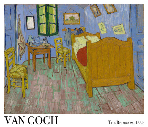 Van Gogh’s The Bedroom, 1889Prints available on Etsy