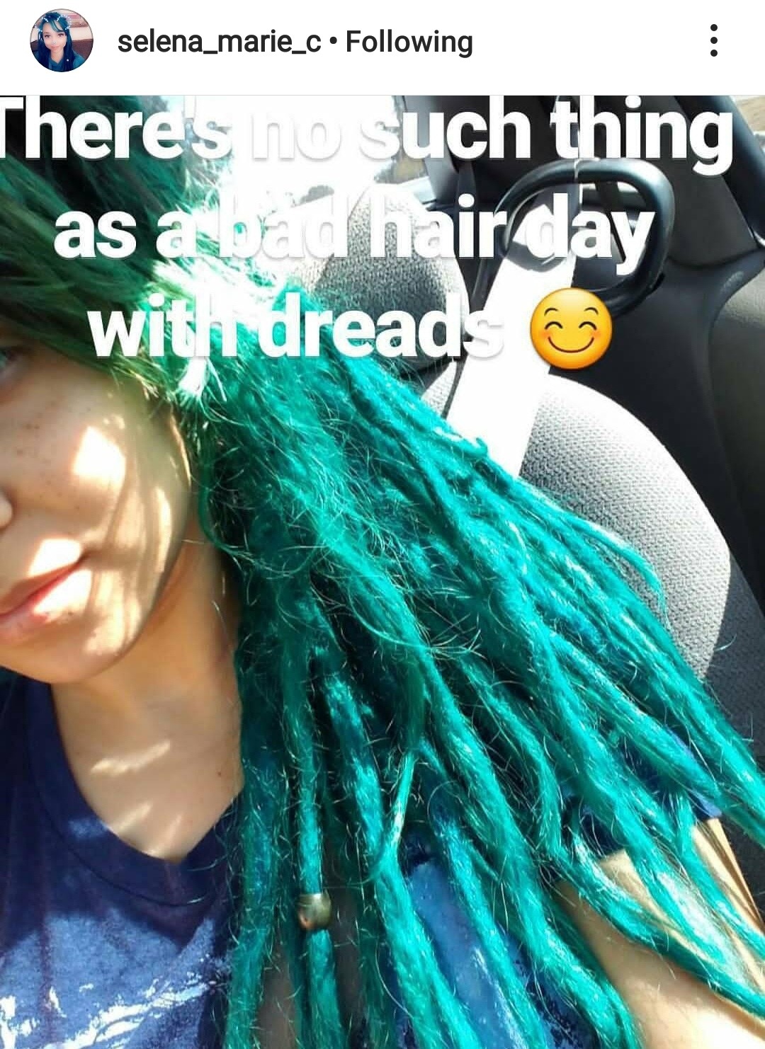 Teal Hair Don T Care