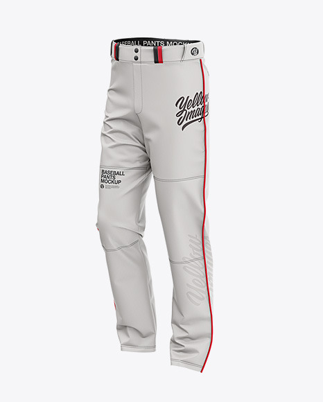 deSymbol — Fit Piped Baseball Pants - Front Half-Side View ...