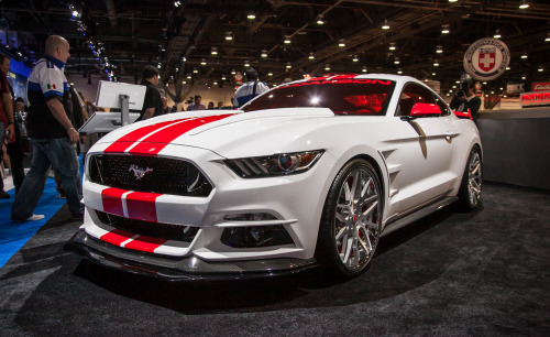 americanmusclepower:2015 Mustangs at SEMA Auto ShowRead full...