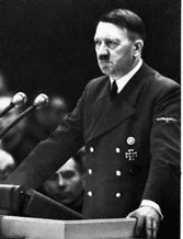 herr-adolf-hitler:Adolf Hitler giving a speech around 1942.