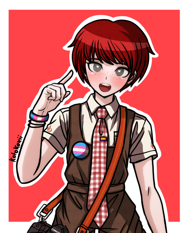 Kotoko|He/Him|15|🏳️‍🌈 — Transboy Mahiru Koizumi Sprite edit!!! He’s...