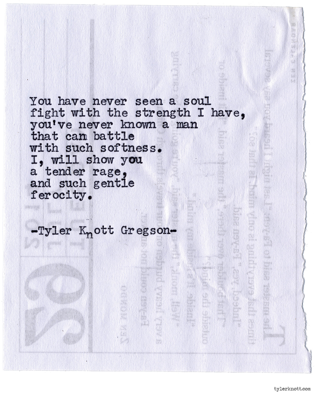 Tyler Knott Gregson — Typewriter Series #864 by Tyler Knott Gregson ...