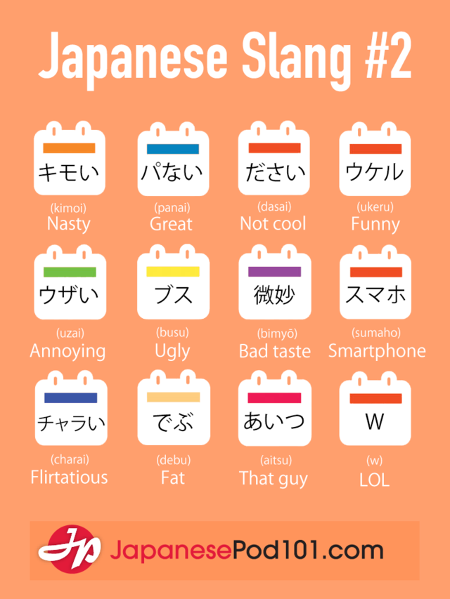 Learn Japanese - JapanesePod101.com — Japanese slang #2 PS: Start ...