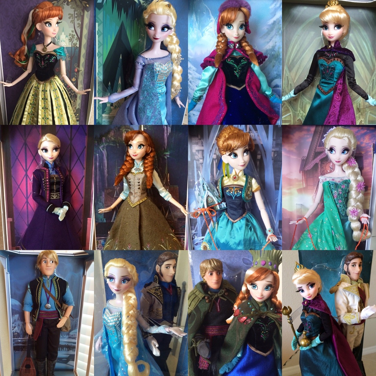 frozen doll collection