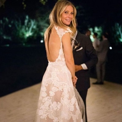 congrats to @gwynethpaltrow on her nuptials doesn’t this green beauty wearer look gorgeous