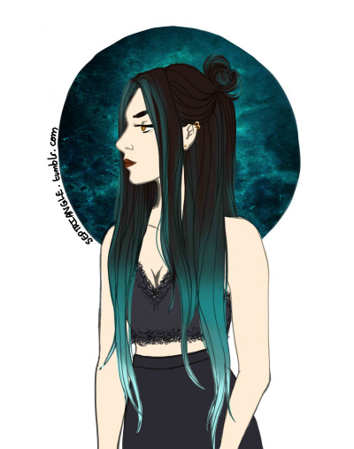 Blue Ombre Hair Tumblr