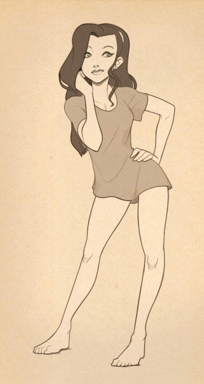 Asami won the For Fun Poll 3, so here she is.See-trough version...