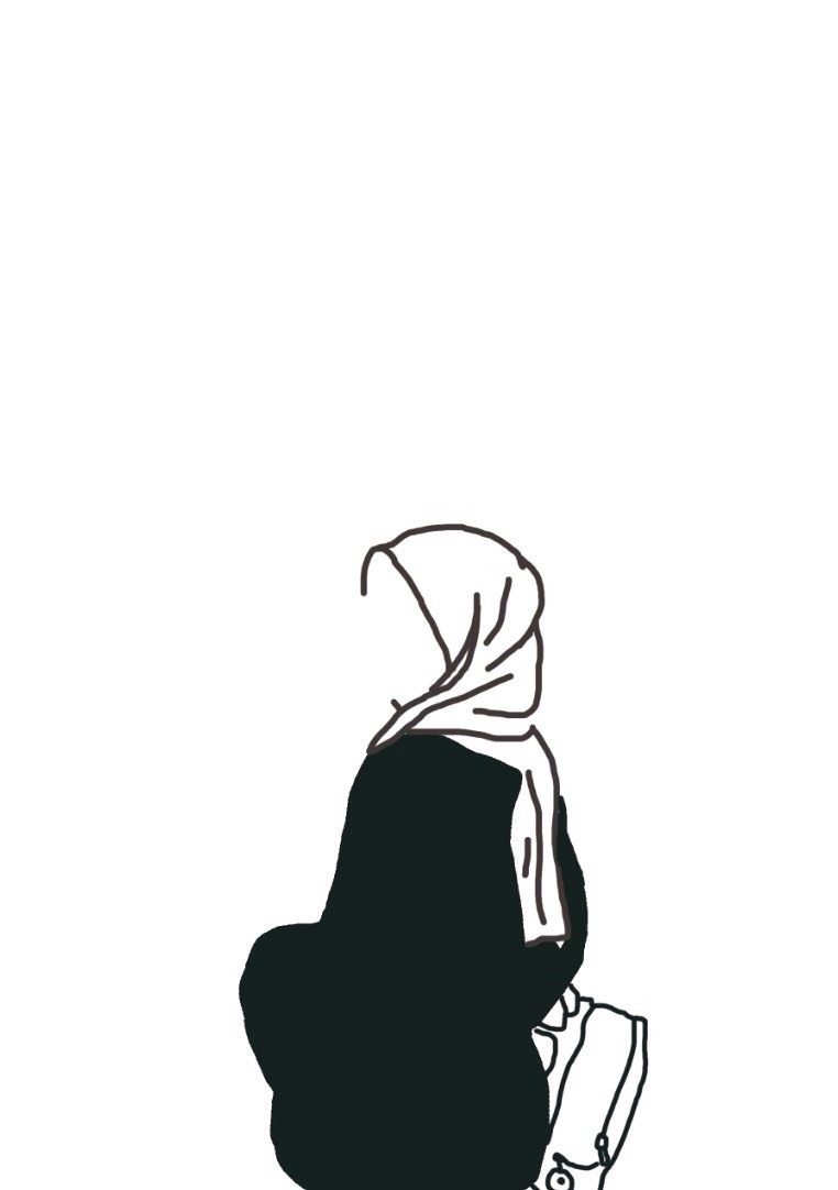 Gambar Tumblr Hijab Art Gambar Islami