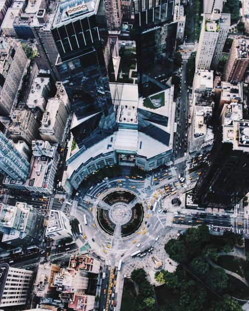 Columbus Circle capture by reed.bryant NYONair @flynyon...