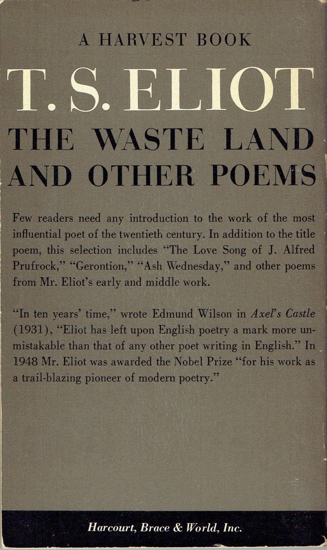 the waste land a biography of a poem