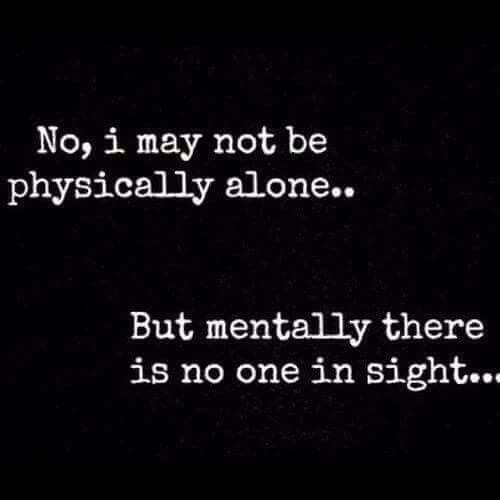 Can you ever stand in a crowd, and still feel like you’re alone?