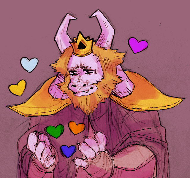 N'AWWWWW,Frisk,Asgore Dreemurr,Undertale.