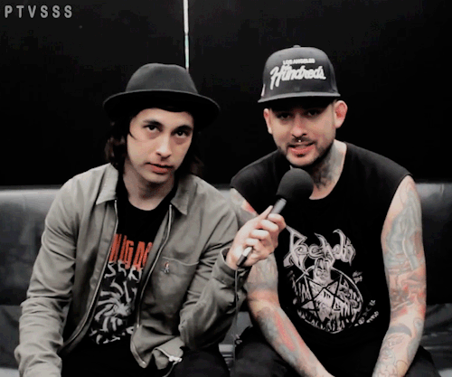 vic fuentes mike fuentes pierce the veil ptv ptvedit ptv edit pierce the veil gif gif