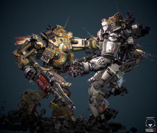 heaven4d:Titanfall - Atlas via @artstationhq...