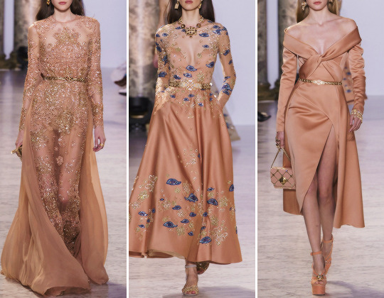 Elie Saab spring 2017 couture : liquid sunsets