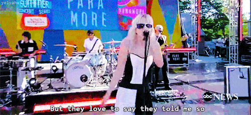Paramore At Good Morning America Tumblr