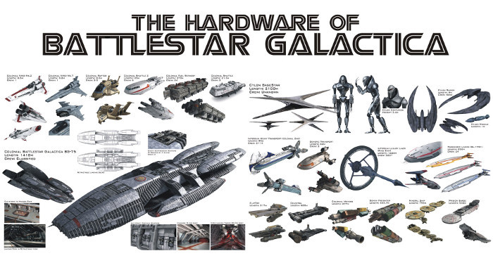 Battlestar Galactica’s Hardware – poster and wallpaper