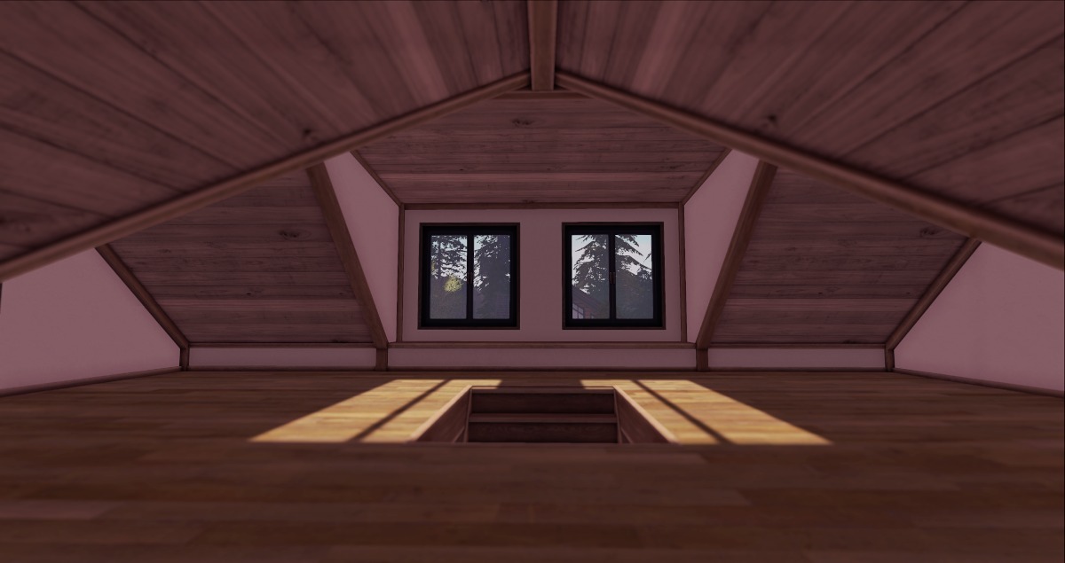 Log 4’s big, roomy attic