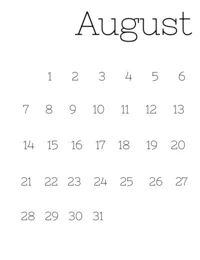 Free Printable Calendar Tumblr