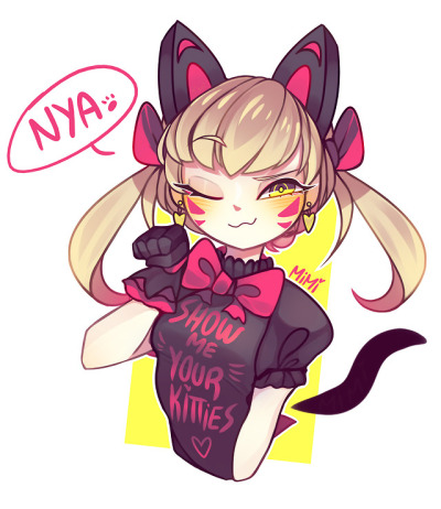 cat: Black Cat Dva Icon