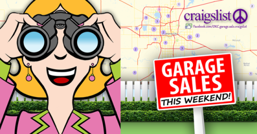 Rise & shine #OKC! It’s time to get your Garage Sale...