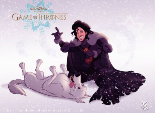 theinturnetexplorer:Walt Disney Presents Game of Thrones