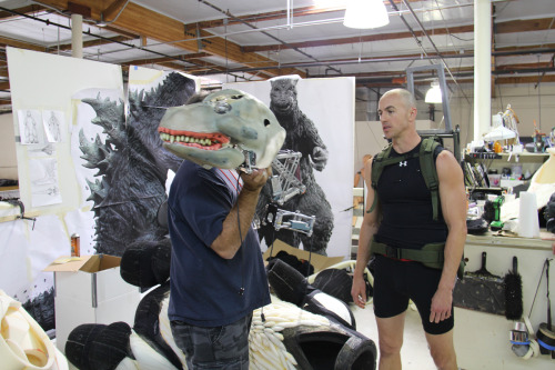 #MonsterSuitMonday A behind-the-scenes photo...