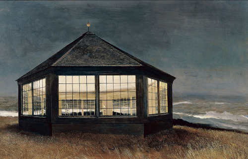 last-picture-show:Andrew Wyeth, Two if by Sea, 1995