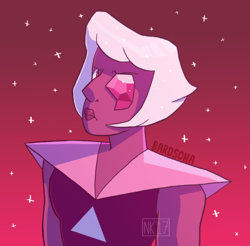 bardsona:slapped some colors on this old doodle of kunzite bc...