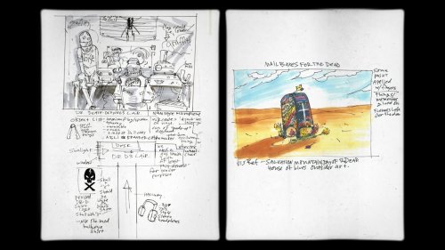 killjoyhistory:Concept ArtGerard Way’s original concept art...